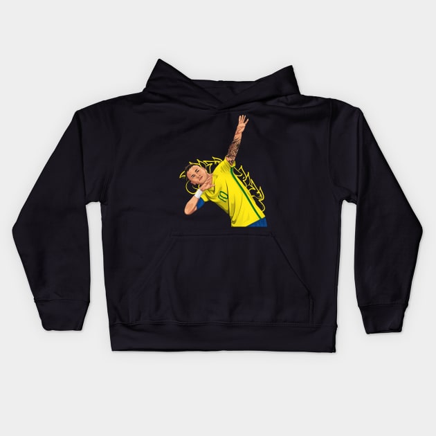 Golden Boy Kids Hoodie by siddick49